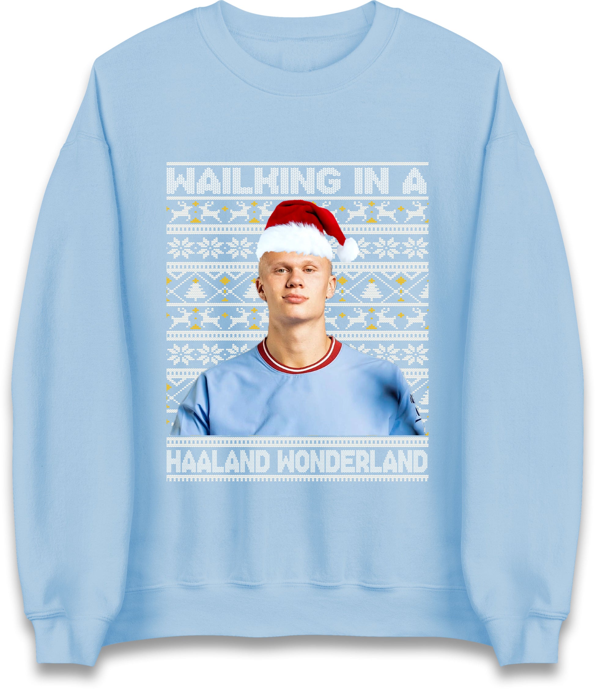 erling haaland christmas sweatshirt