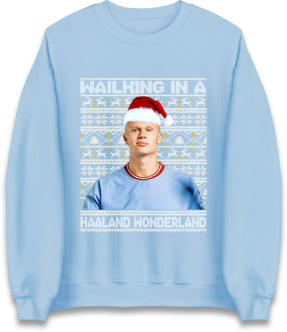 erling haaland christmas sweatshirt