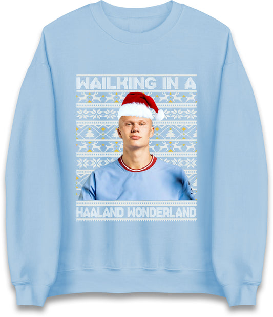 erling haaland christmas sweatshirt