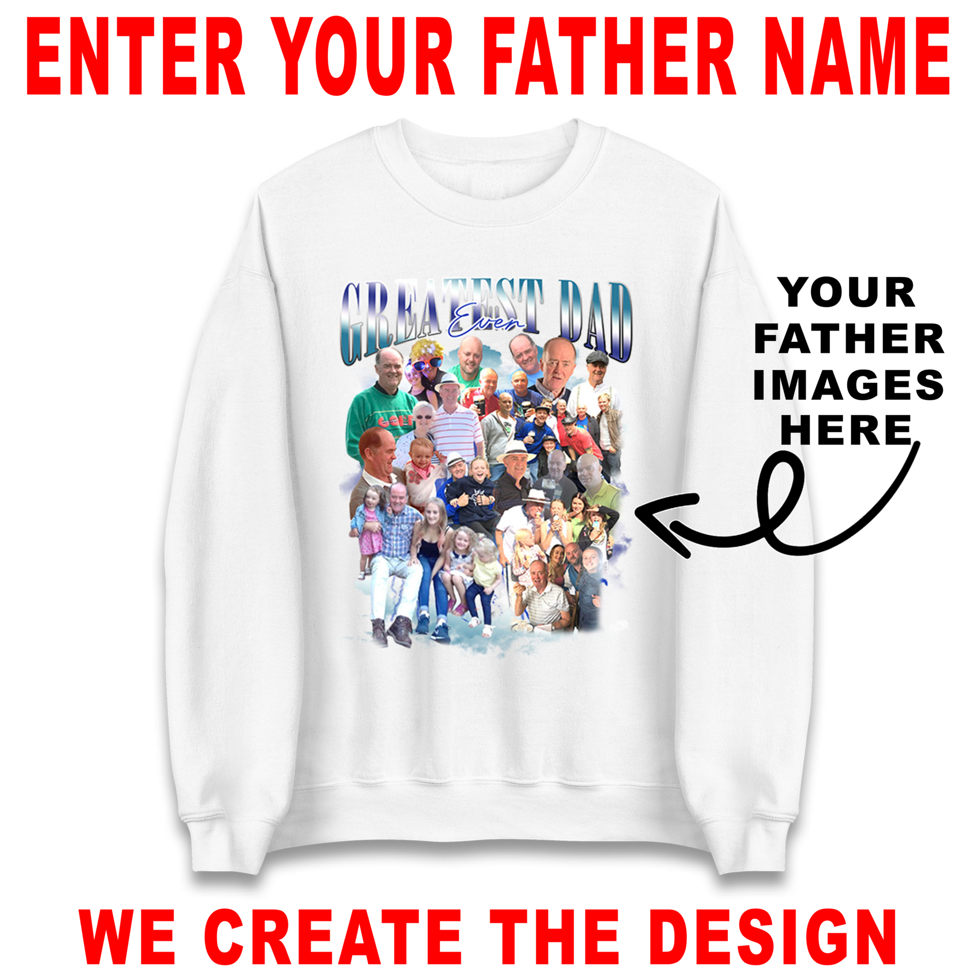 Fathers Day Personalised Jumper