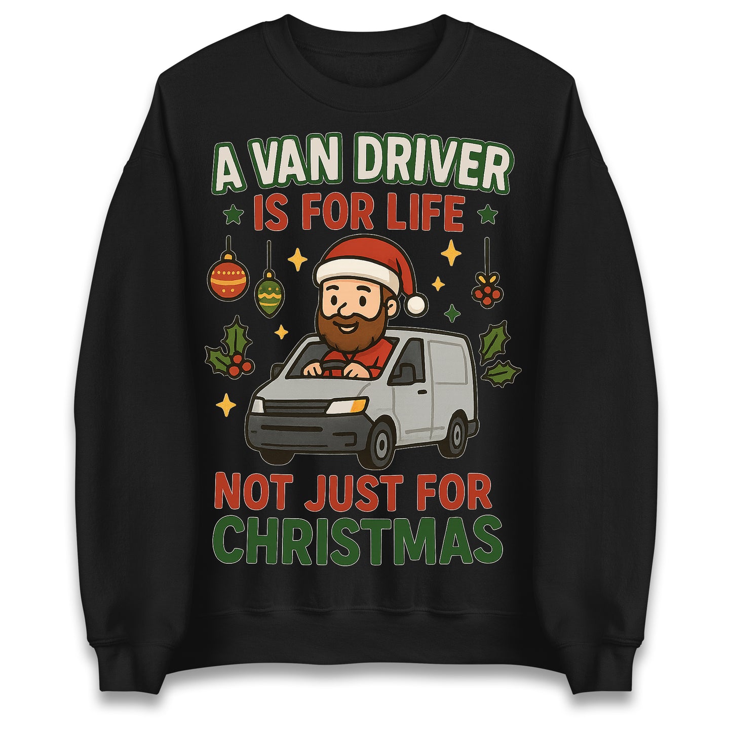 Van Driver Christmas Jumper