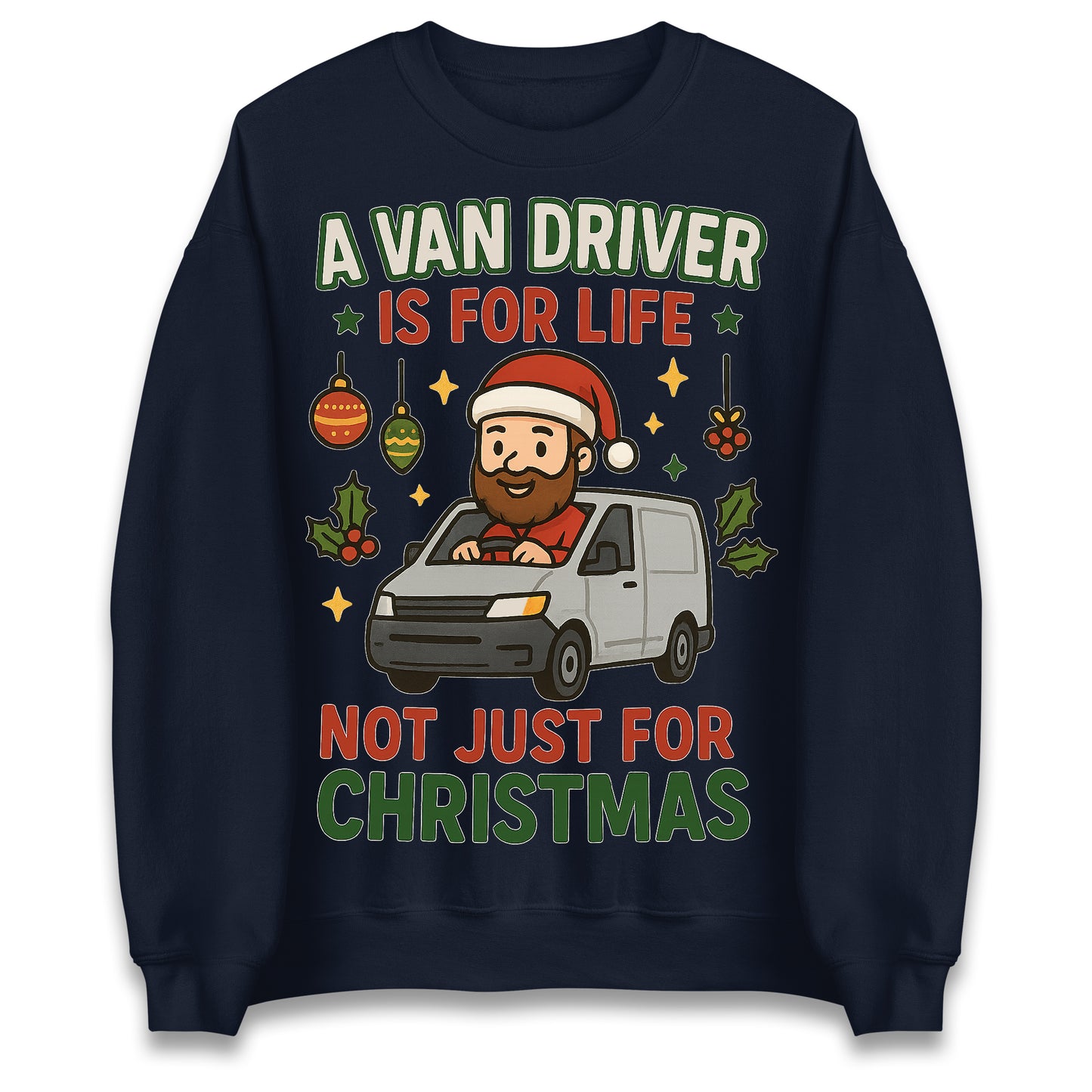 Van Driver Christmas Jumper