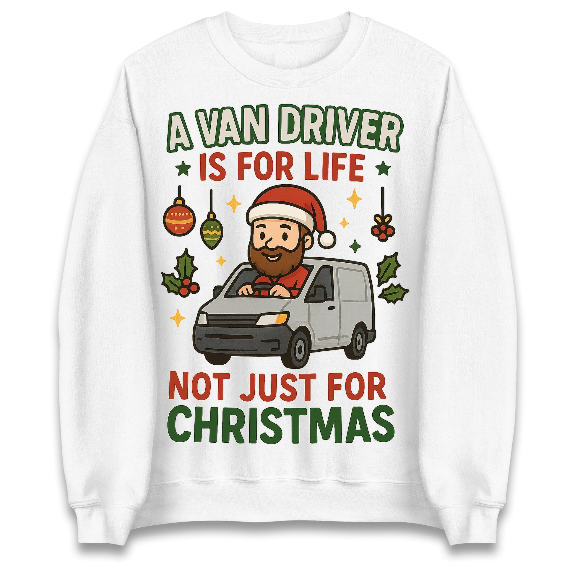Van Driver Christmas Jumper