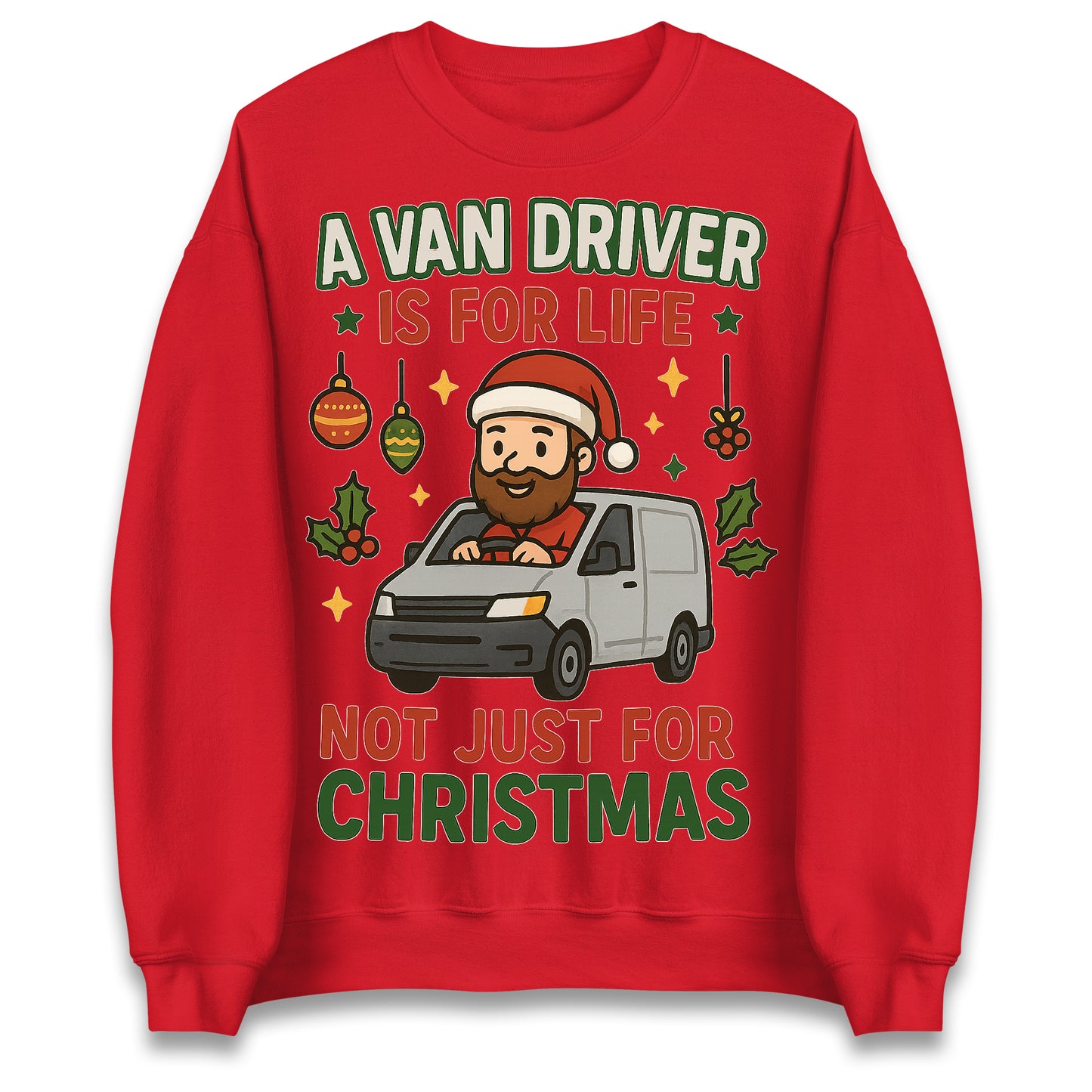 Van Driver Christmas Jumper