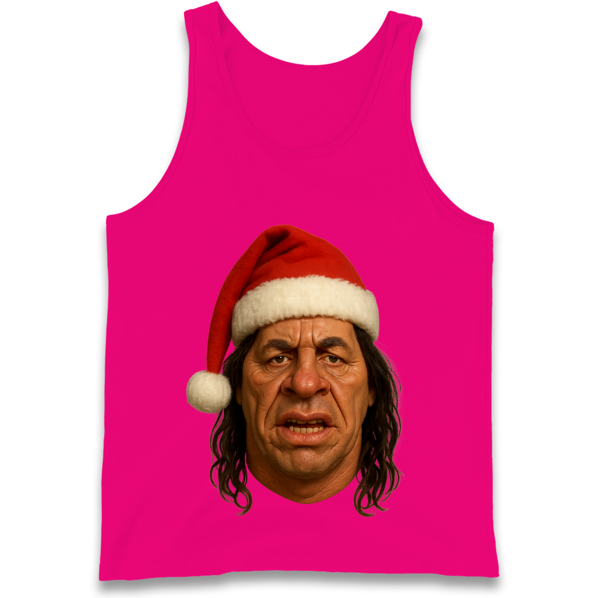 Bret Hart Christmas Tank Top