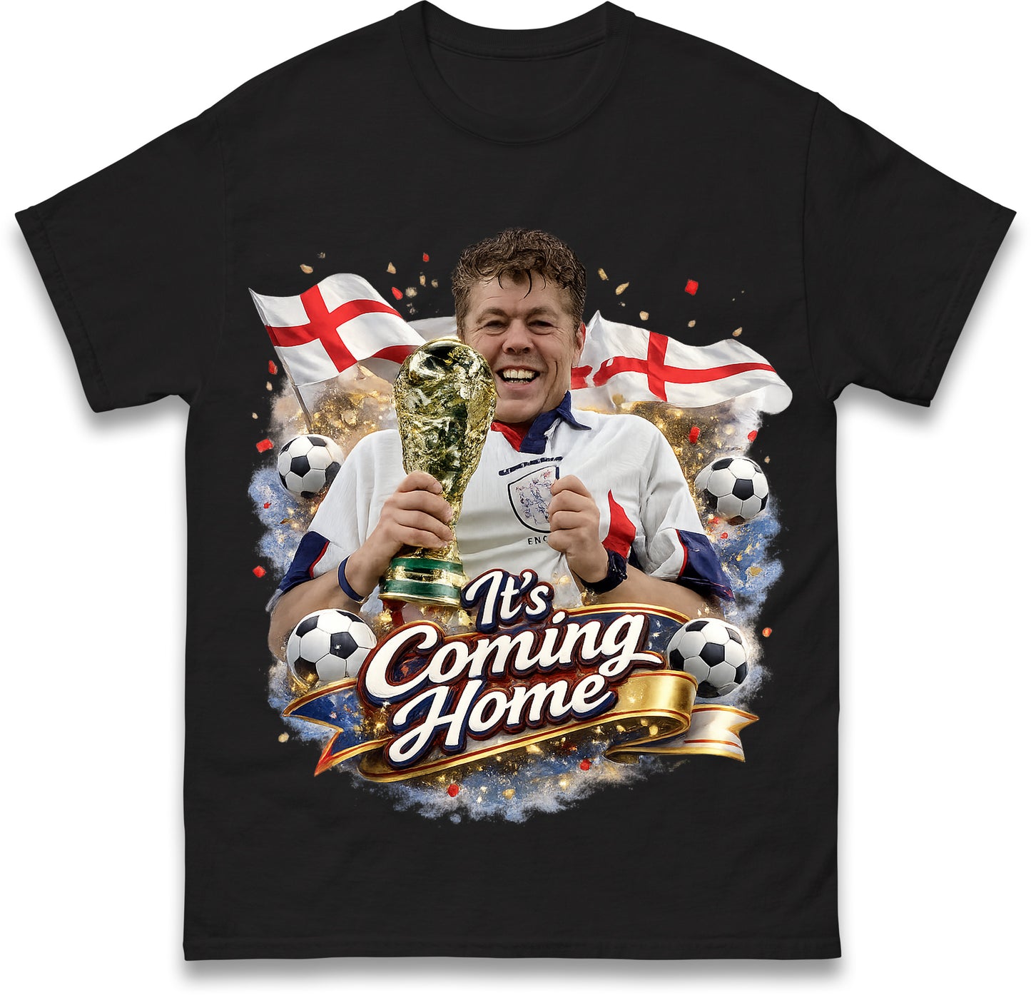 Viral England Super Fan World Cup 2026 Football Shirt