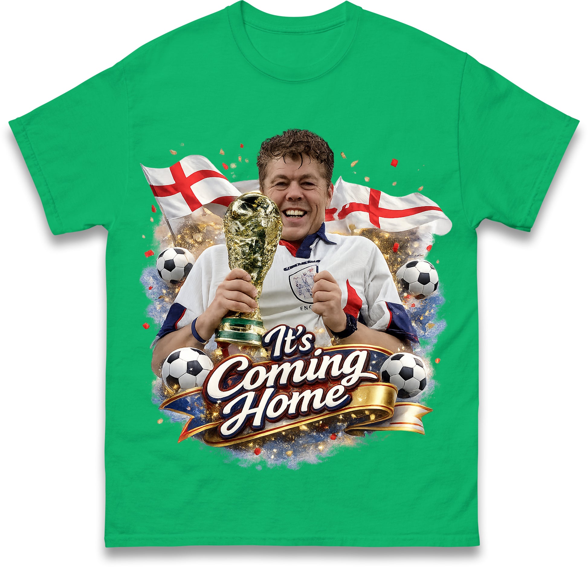 Viral England Super Fan World Cup 2026 Football Shirt