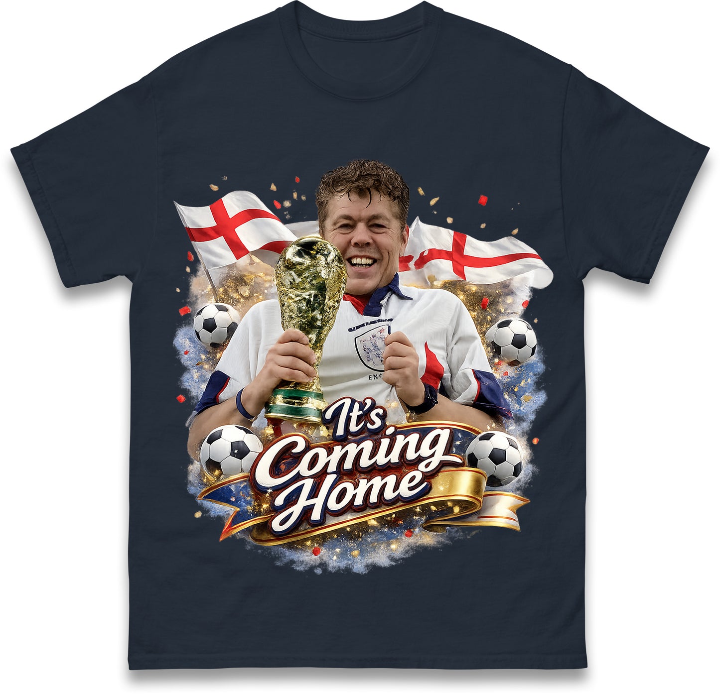 Viral England Super Fan World Cup 2026 Football Shirt