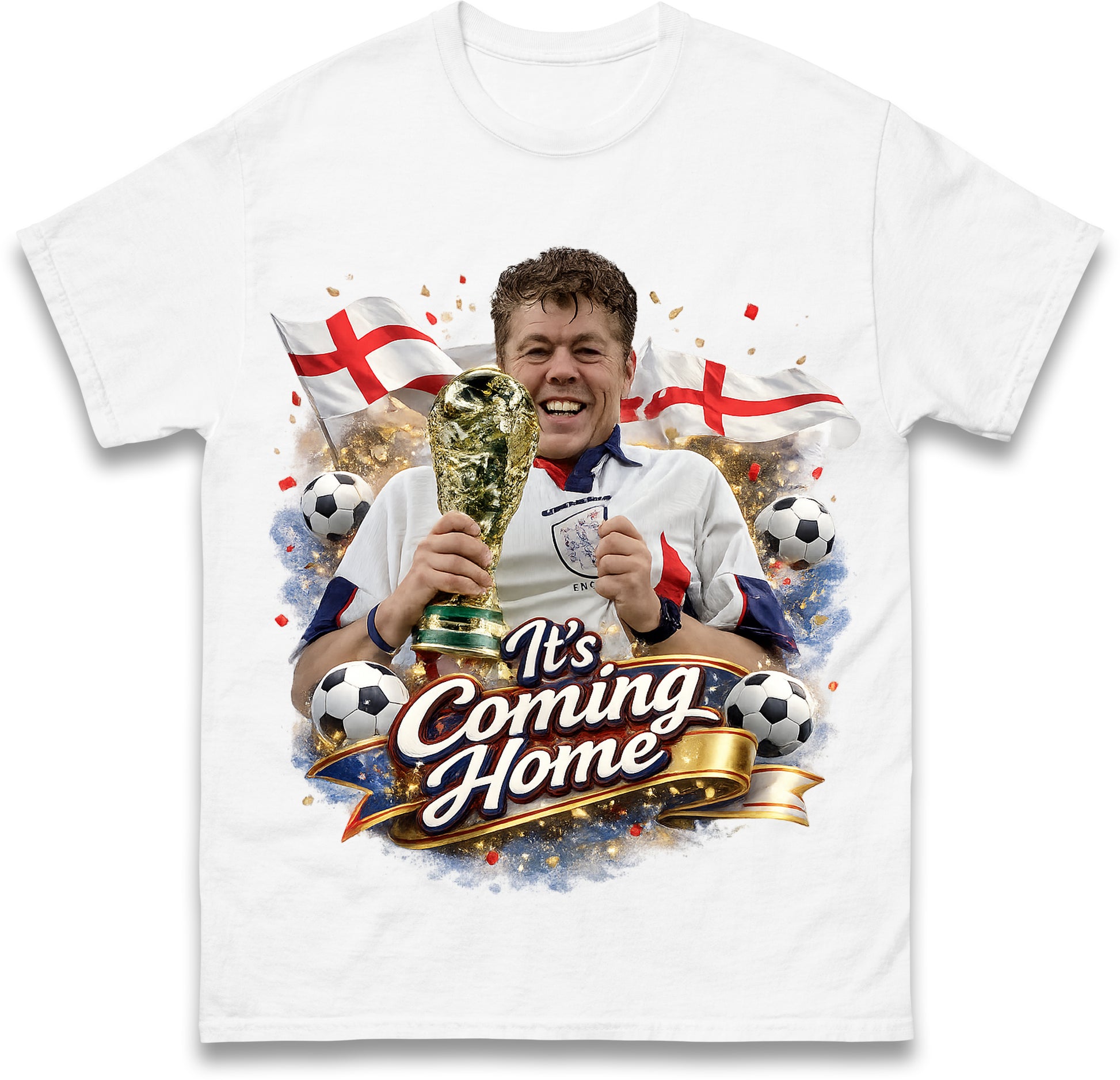 Viral England Super Fan World Cup 2026 Football Shirt
