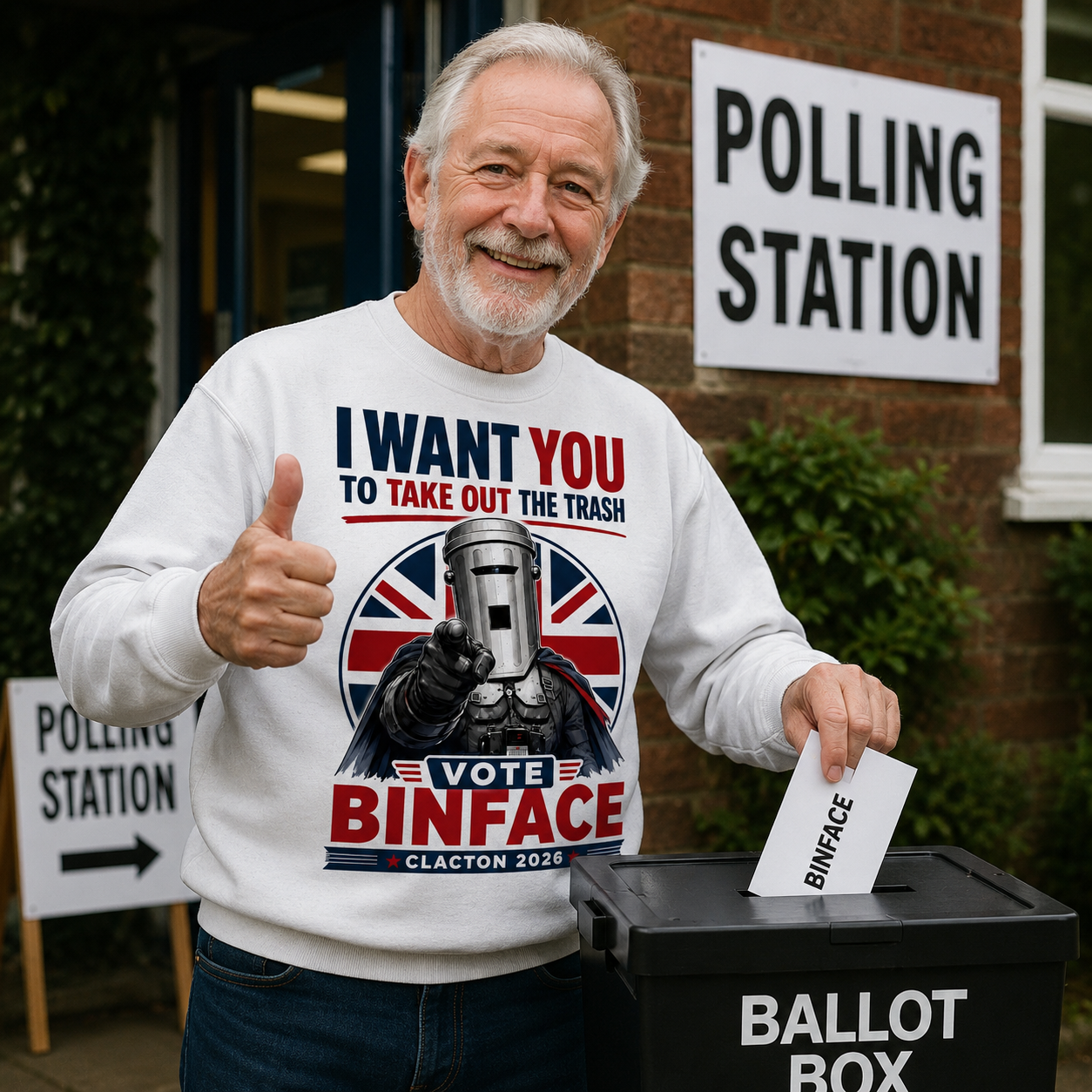 Vote Count Binface Clacton-On-Sea 2026 Jumper