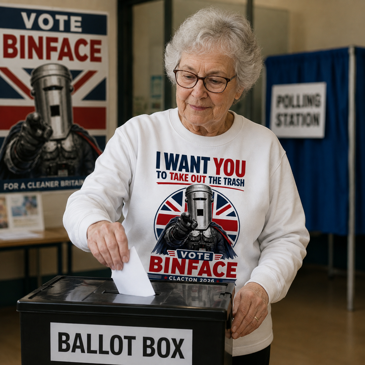 Vote Count Binface Clacton-On-Sea 2026 Jumper