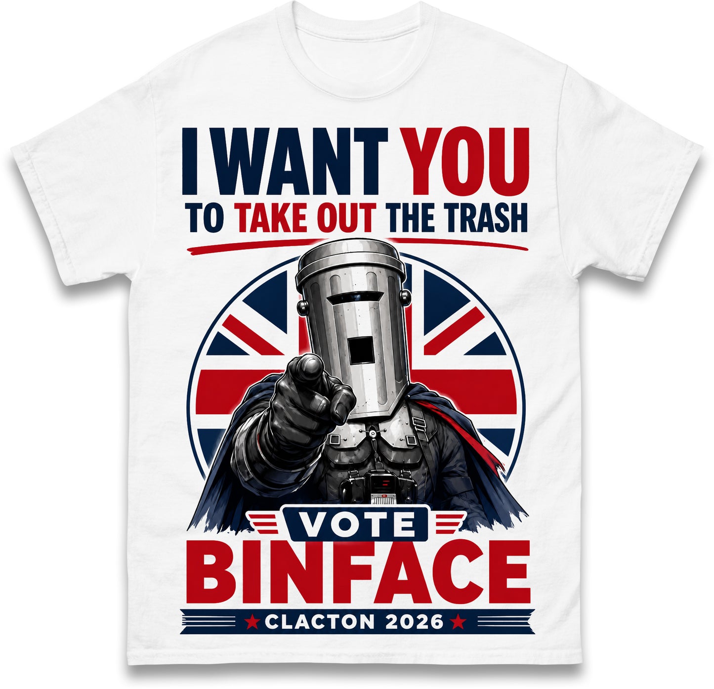 Vote Count Binface Clacton-on-Sea Anti-Farage T Shirt