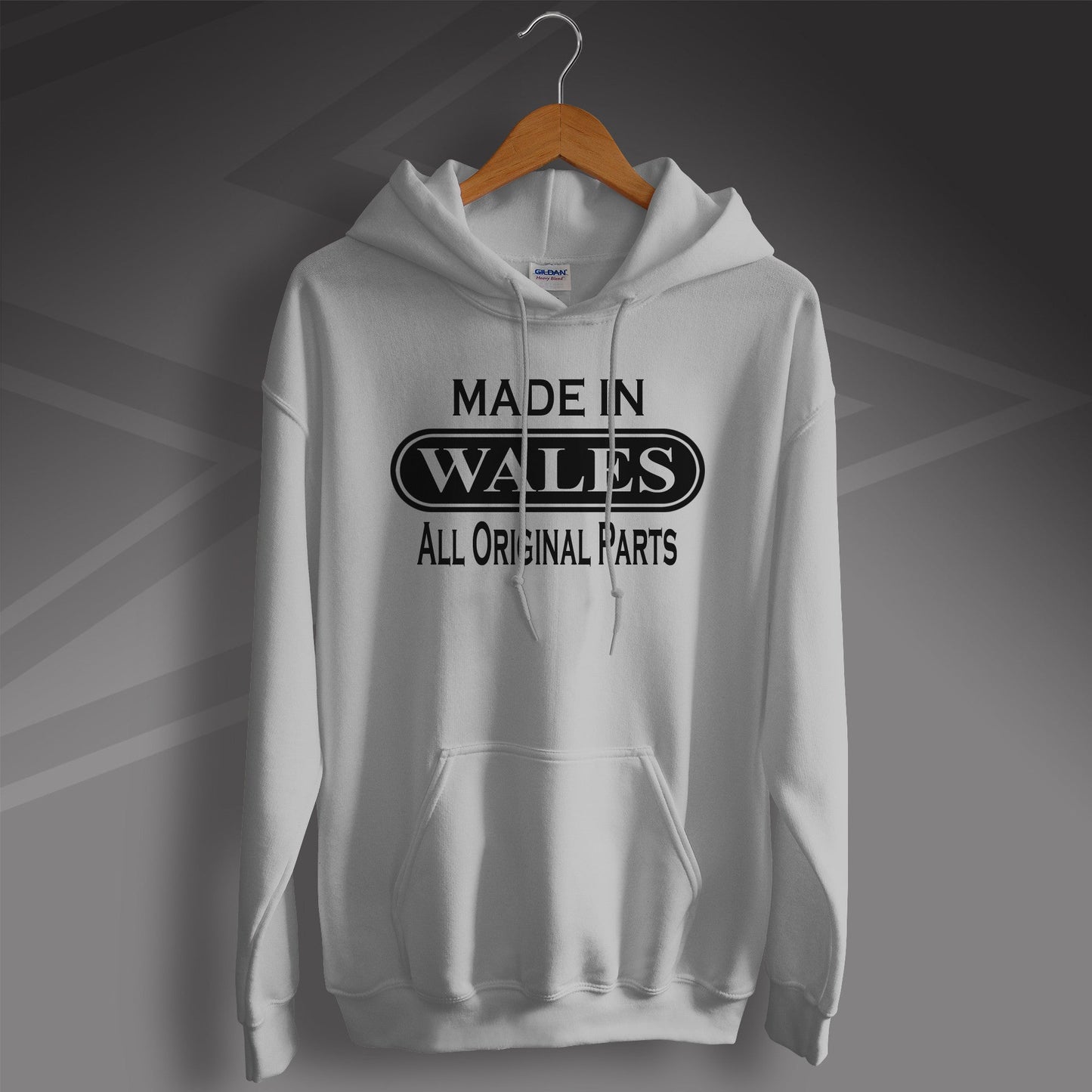 Made In Wales All Original Parts Unisex Hoodie