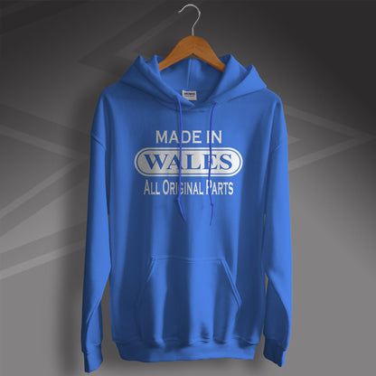 Made In Wales All Original Parts Unisex Hoodie