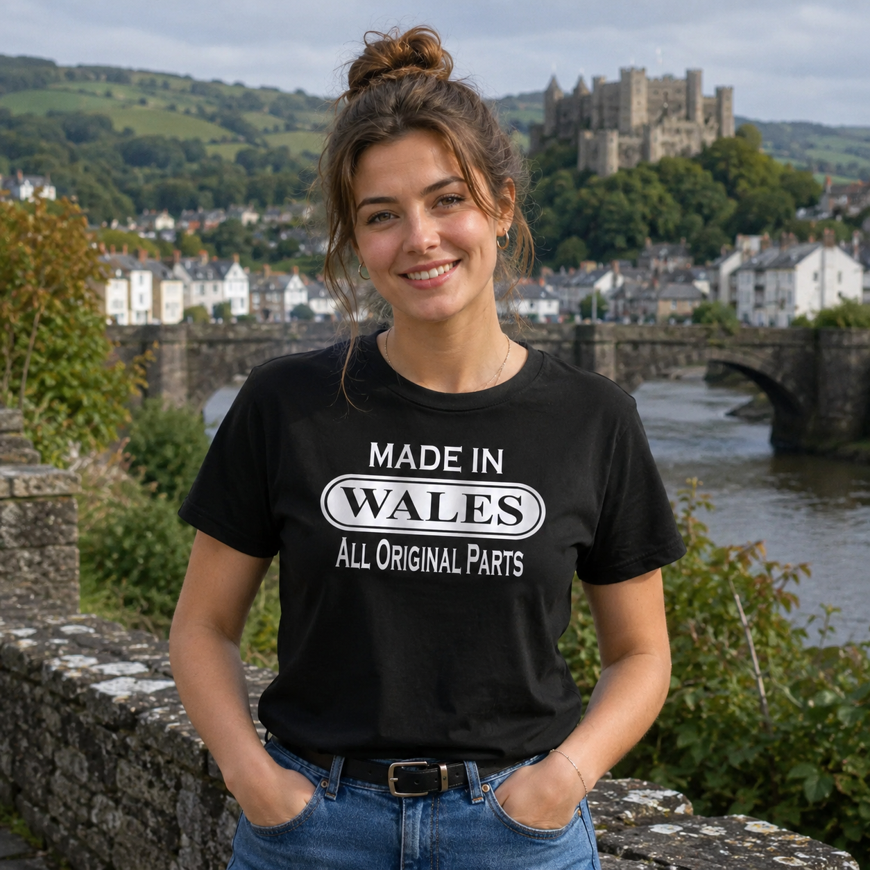 Made in Wales All Original Parts T Shirt