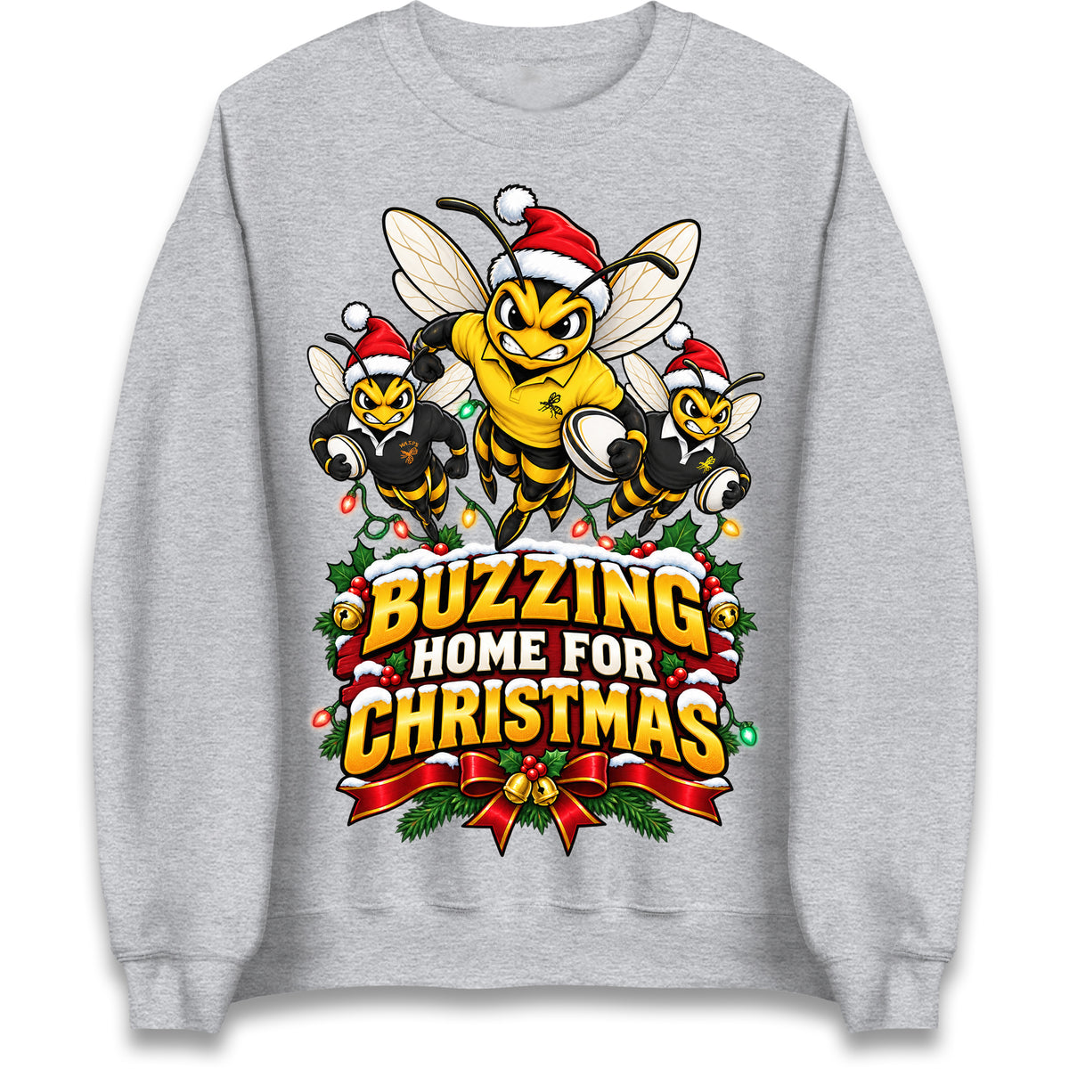 Wasps Rugby Christmas Jumper