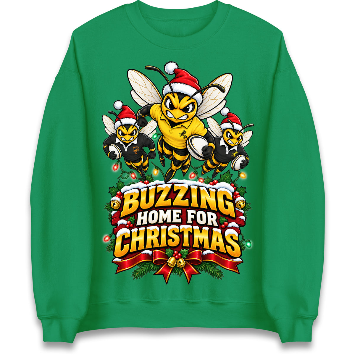 Wasps Rugby Christmas Jumper