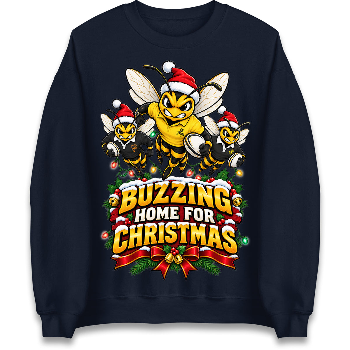 Wasps Rugby Christmas Jumper