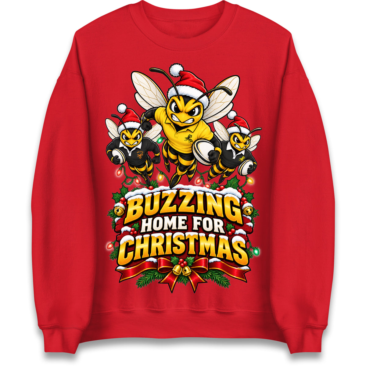 Wasps Rugby Christmas Jumper