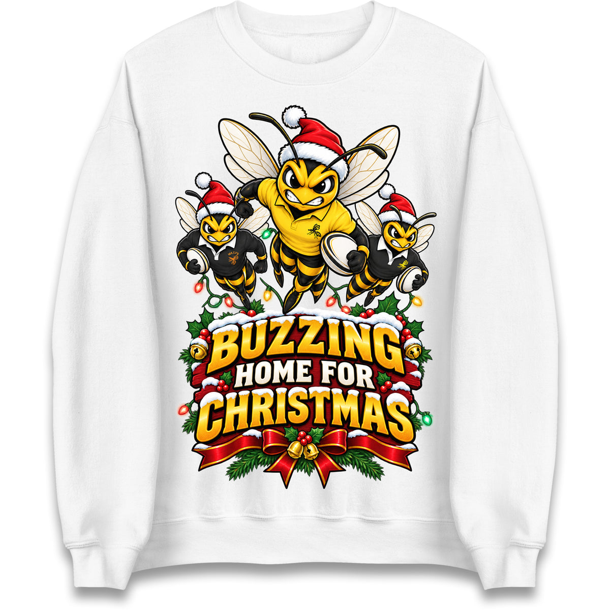Wasps Rugby Christmas Jumper