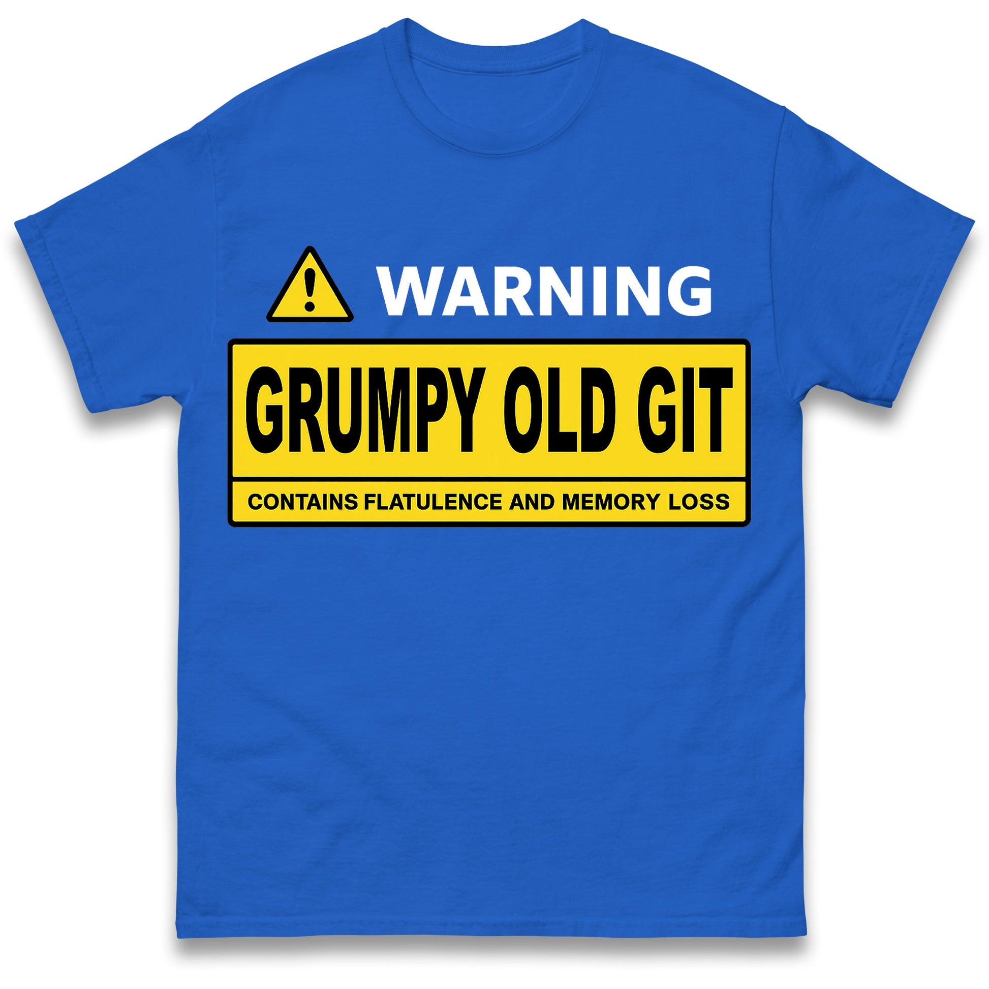 Warning Grumpy Old Git T Shirt