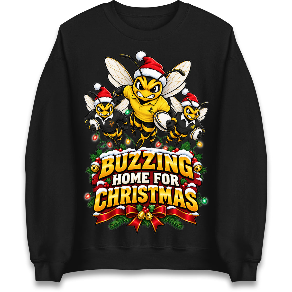 Wasps Rugby Christmas Jumper
