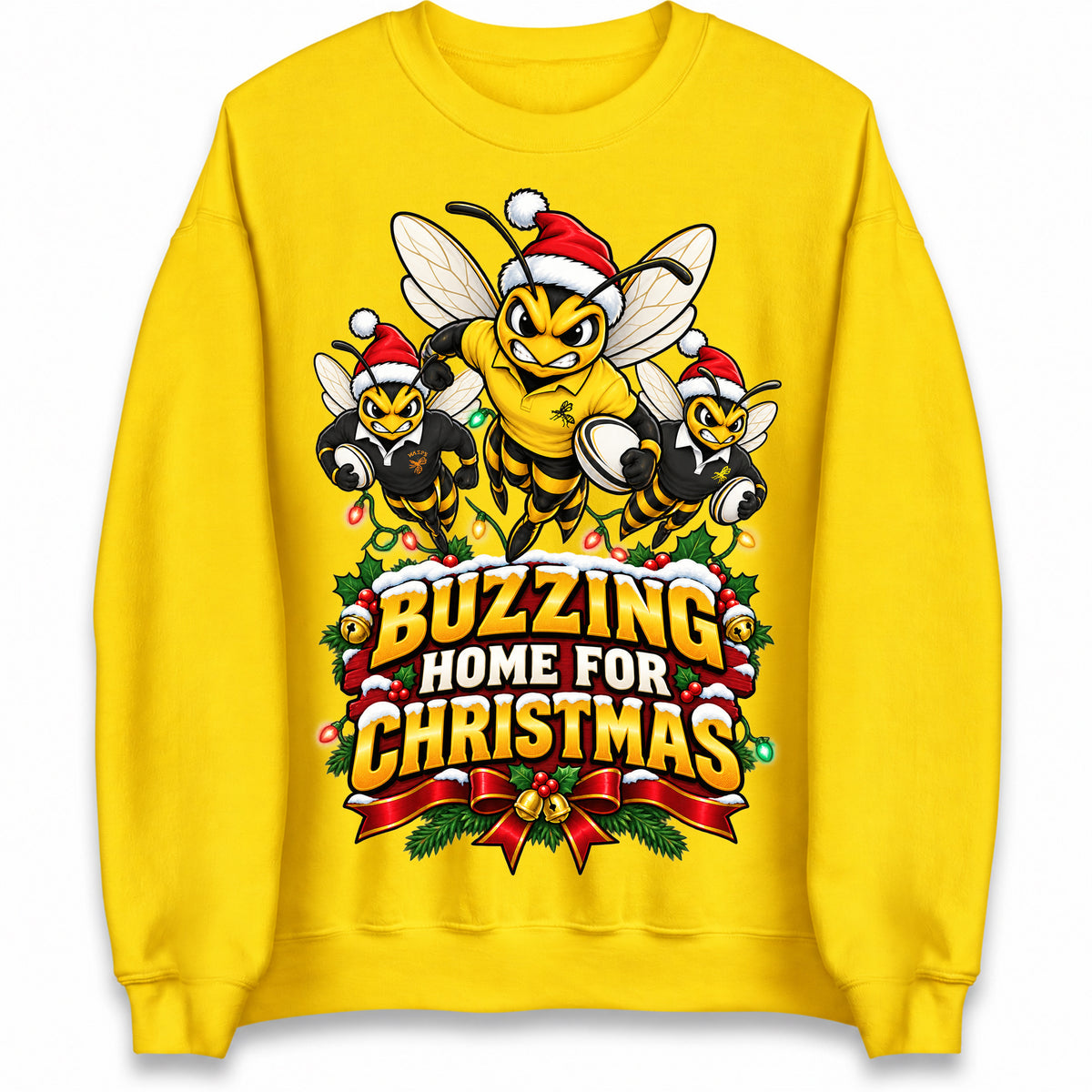 Wasps Rugby Christmas Jumper