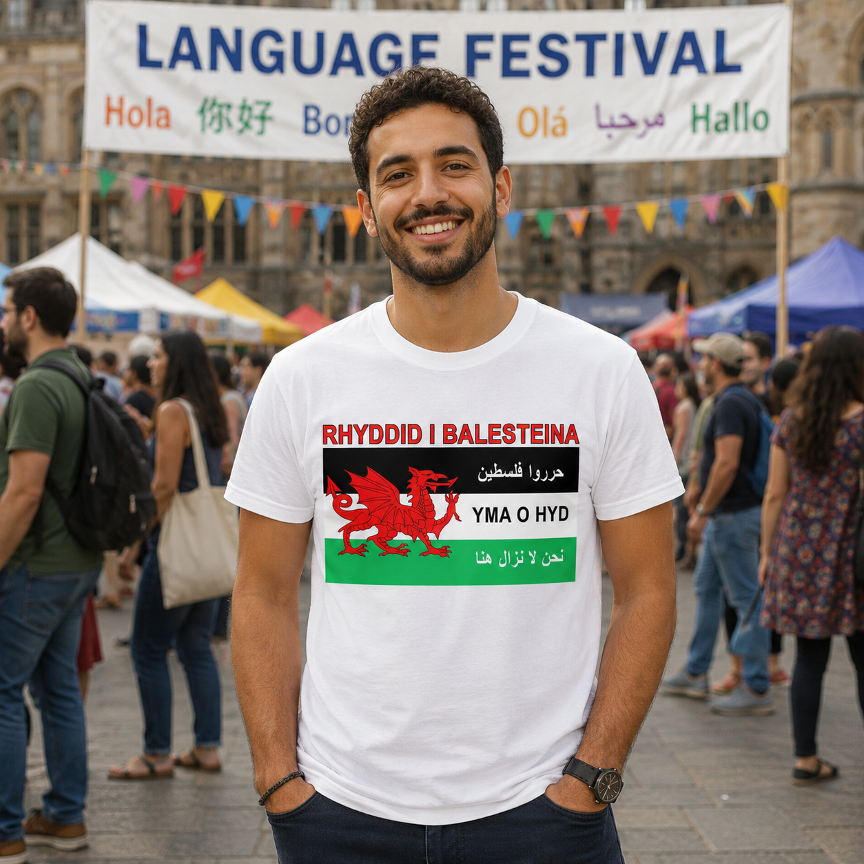 Welsh Pro Palestine T Shirt
