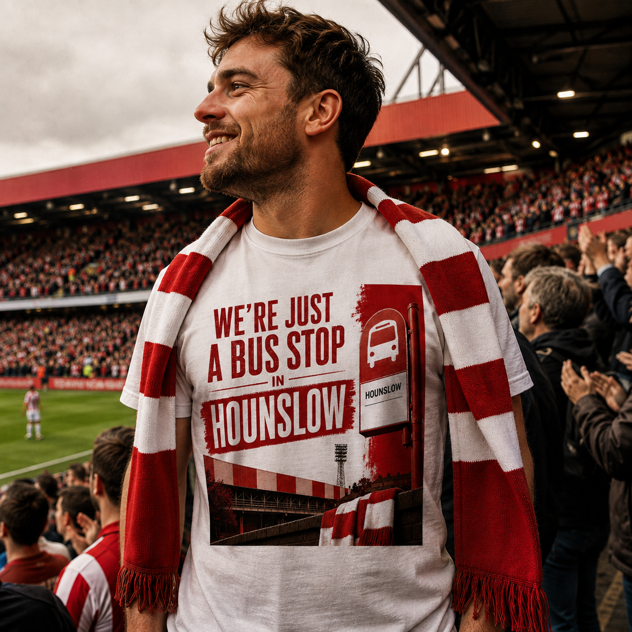We're Just a Bus Stop in Hounslow Brentford Football Shirt