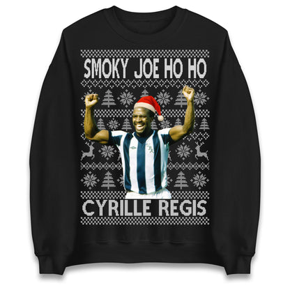 Smoky Joe Ho Ho Cyrille Regis West Brom Christmas Jumper