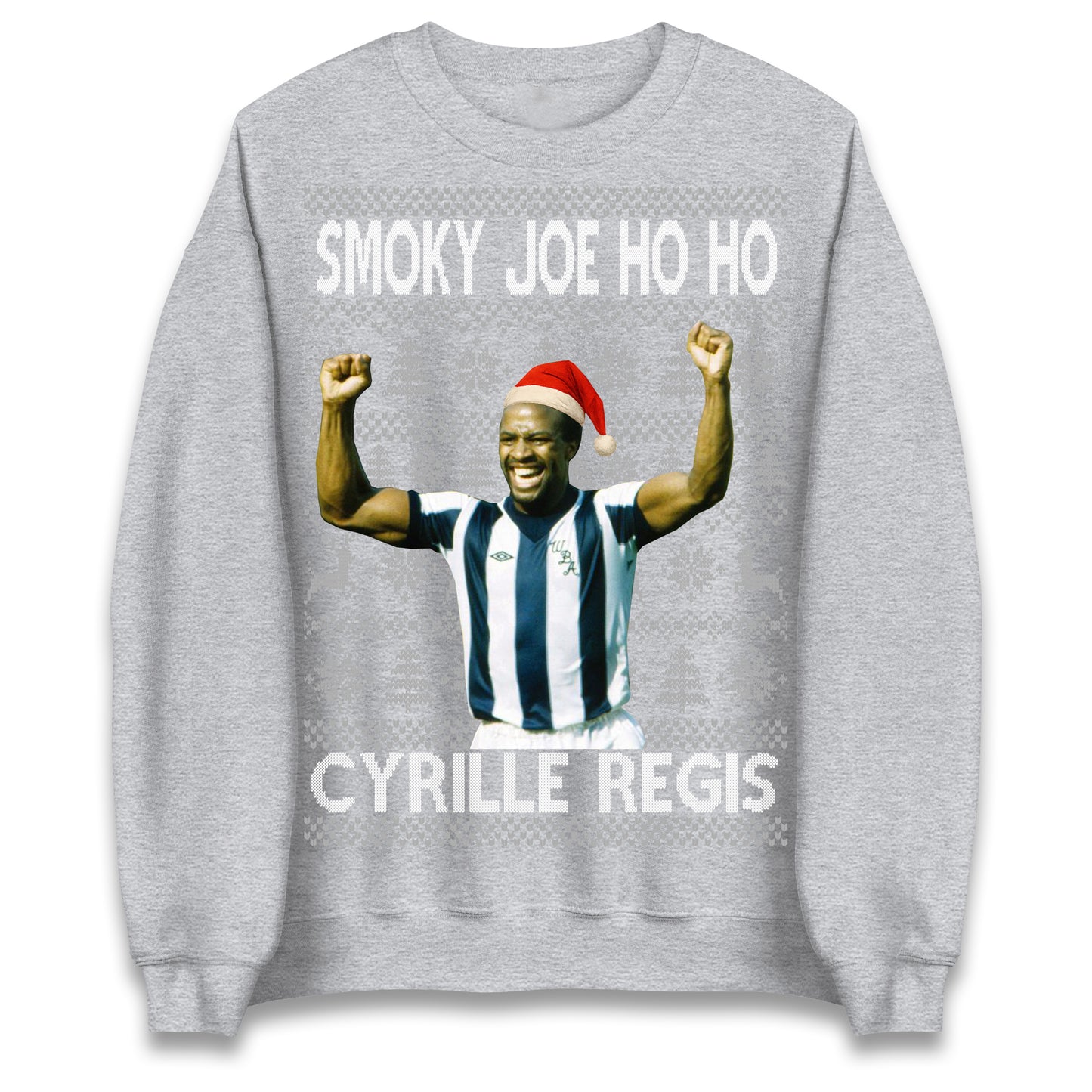 Smoky Joe Ho Ho Cyrille Regis West Brom Christmas Jumper
