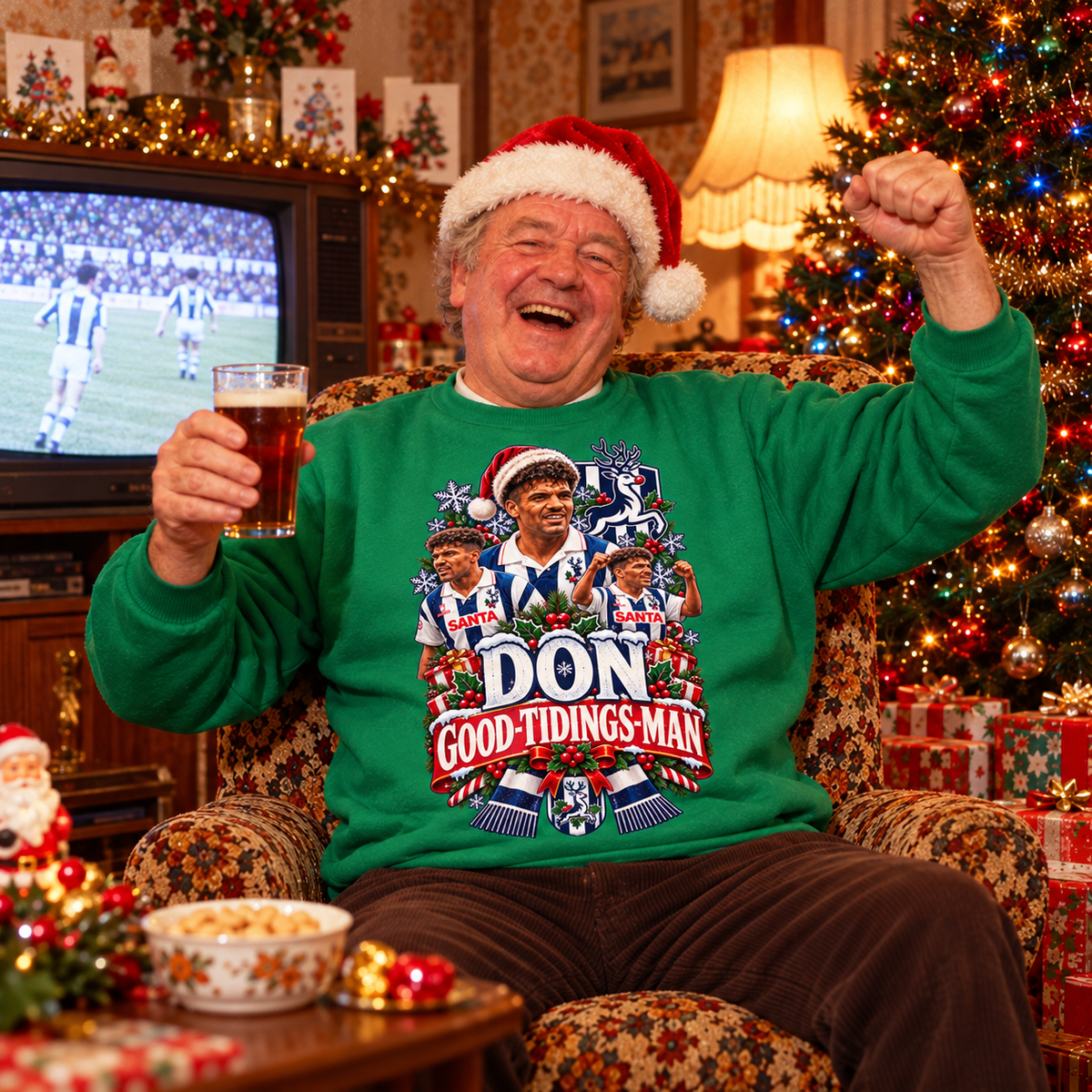 Don Good-Tidings-Man Christmas Jumper