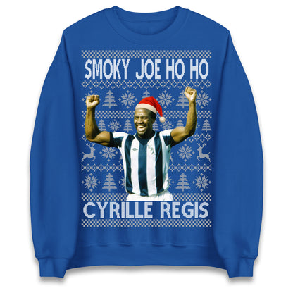 Smoky Joe Ho Ho Cyrille Regis West Brom Christmas Jumper
