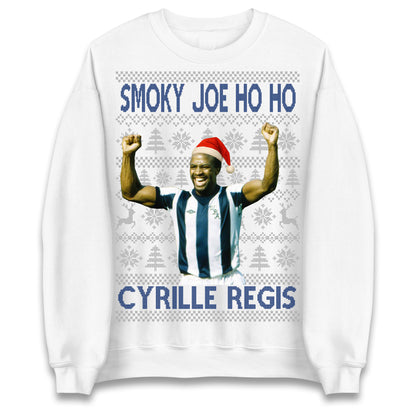 Smoky Joe Ho Ho Cyrille Regis West Brom Christmas Jumper
