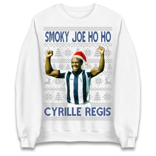 Smoky Joe Ho Ho Cyrille Regis West Brom Christmas Jumper