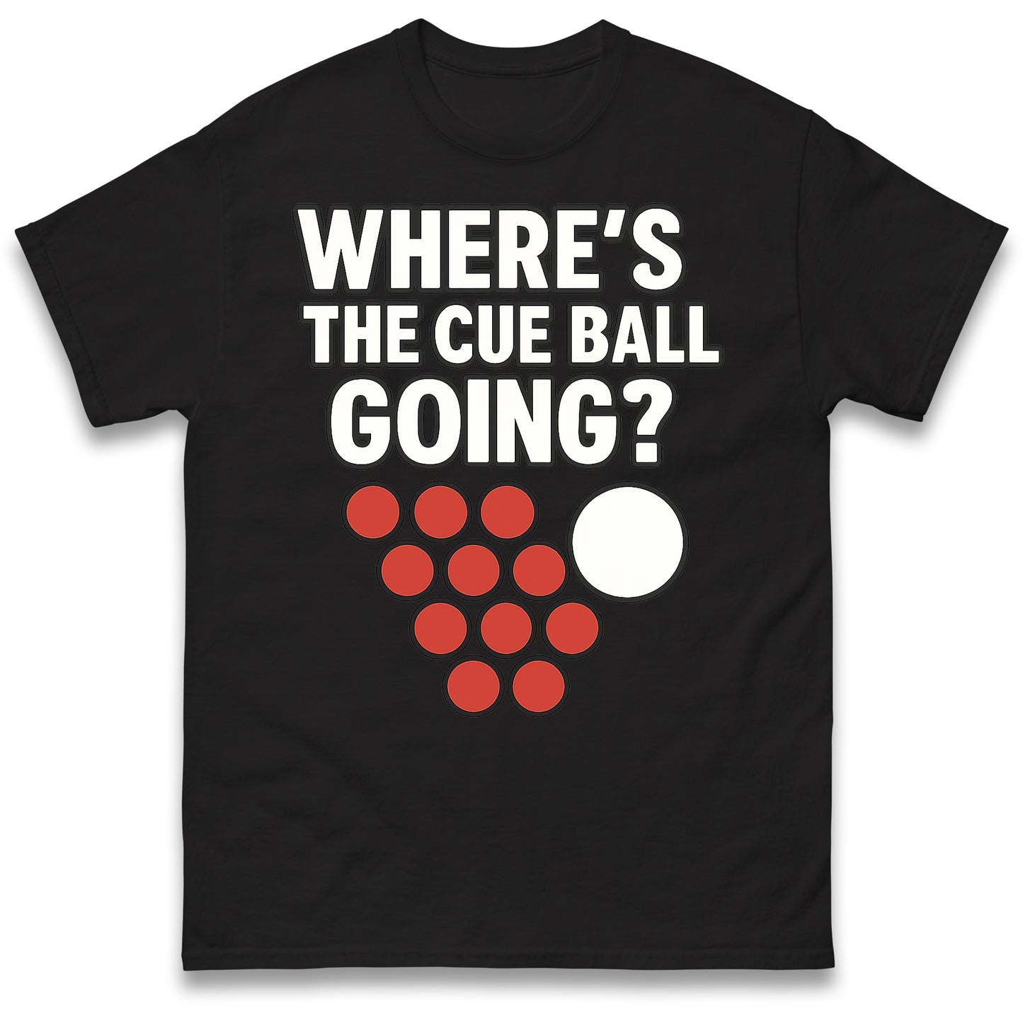 Wheres The Cue Ball Going T Shirt