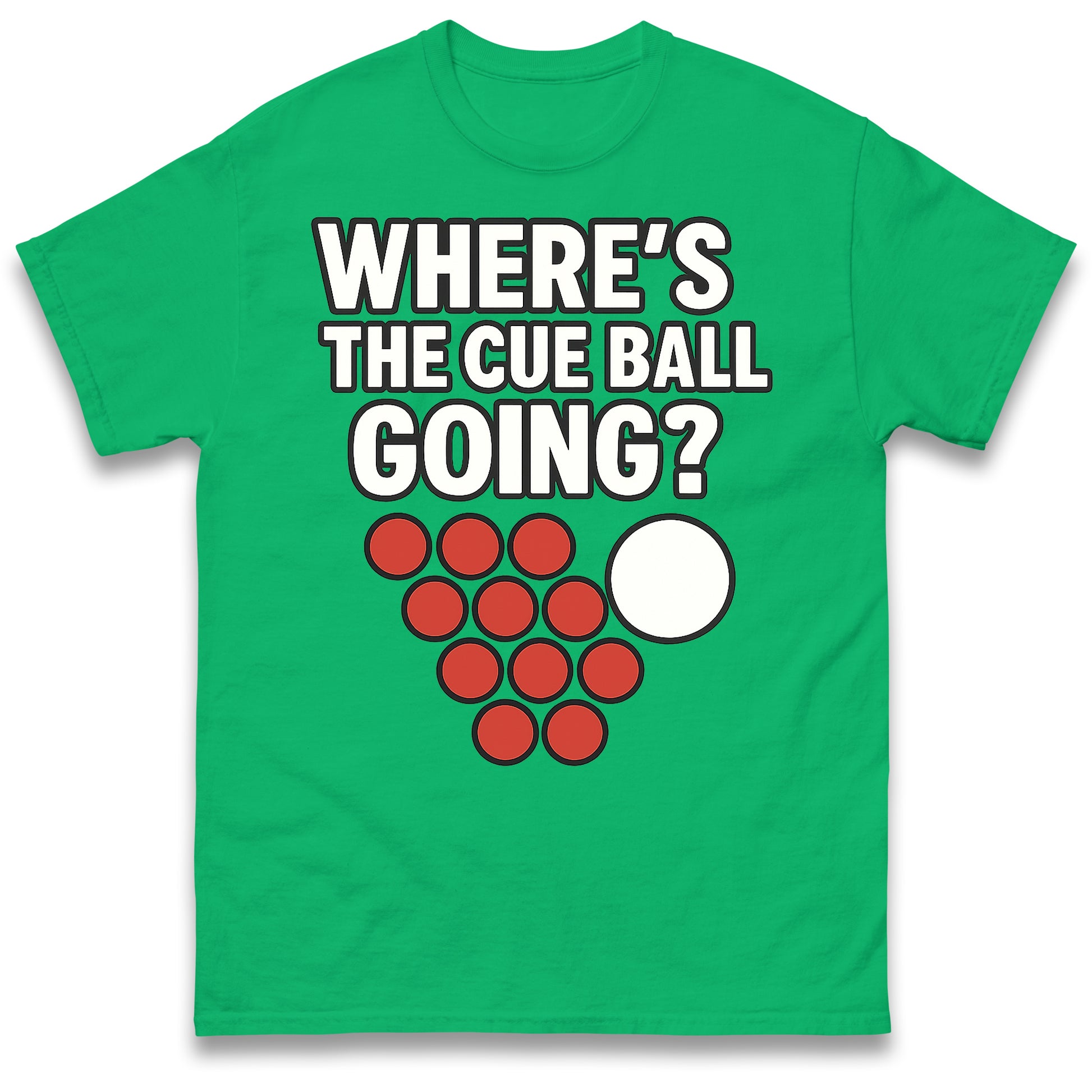 Wheres The Cue Ball Going T Shirt