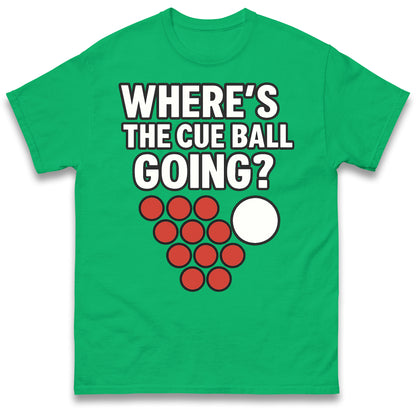 Wheres The Cue Ball Going T Shirt
