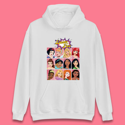 Dream Free Disney Princess Characters Disney Snow White Cinderella Jasmine Disney Princesses Group Disney World Unisex Hoodie