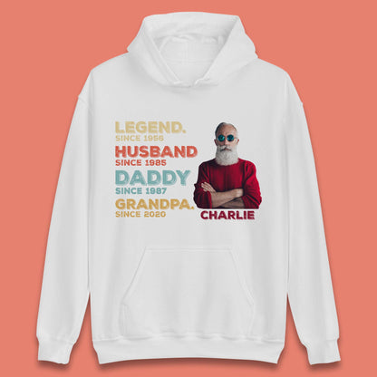 Personalised Legend Husband Daddy Grandpa Unisex Hoodie