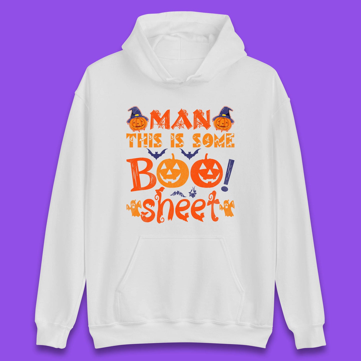 Man This Is Some Boo Sheet Funny Ghost Halloween Costume Unisex Hoodie