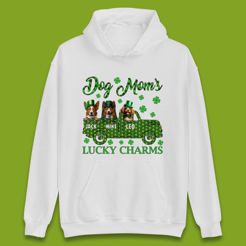 Personalised Dog Mom's Lucky Charms Unisex Hoodie