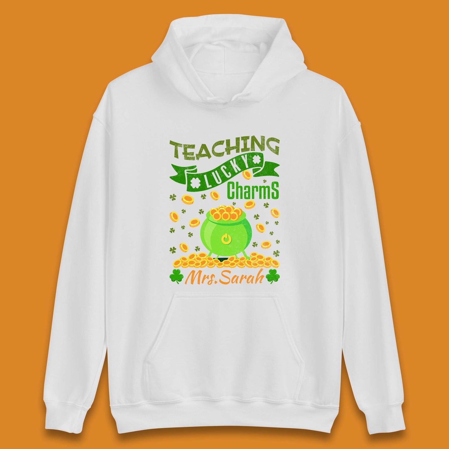 Personalised Teaching Lucky Charm Unisex Hoodie