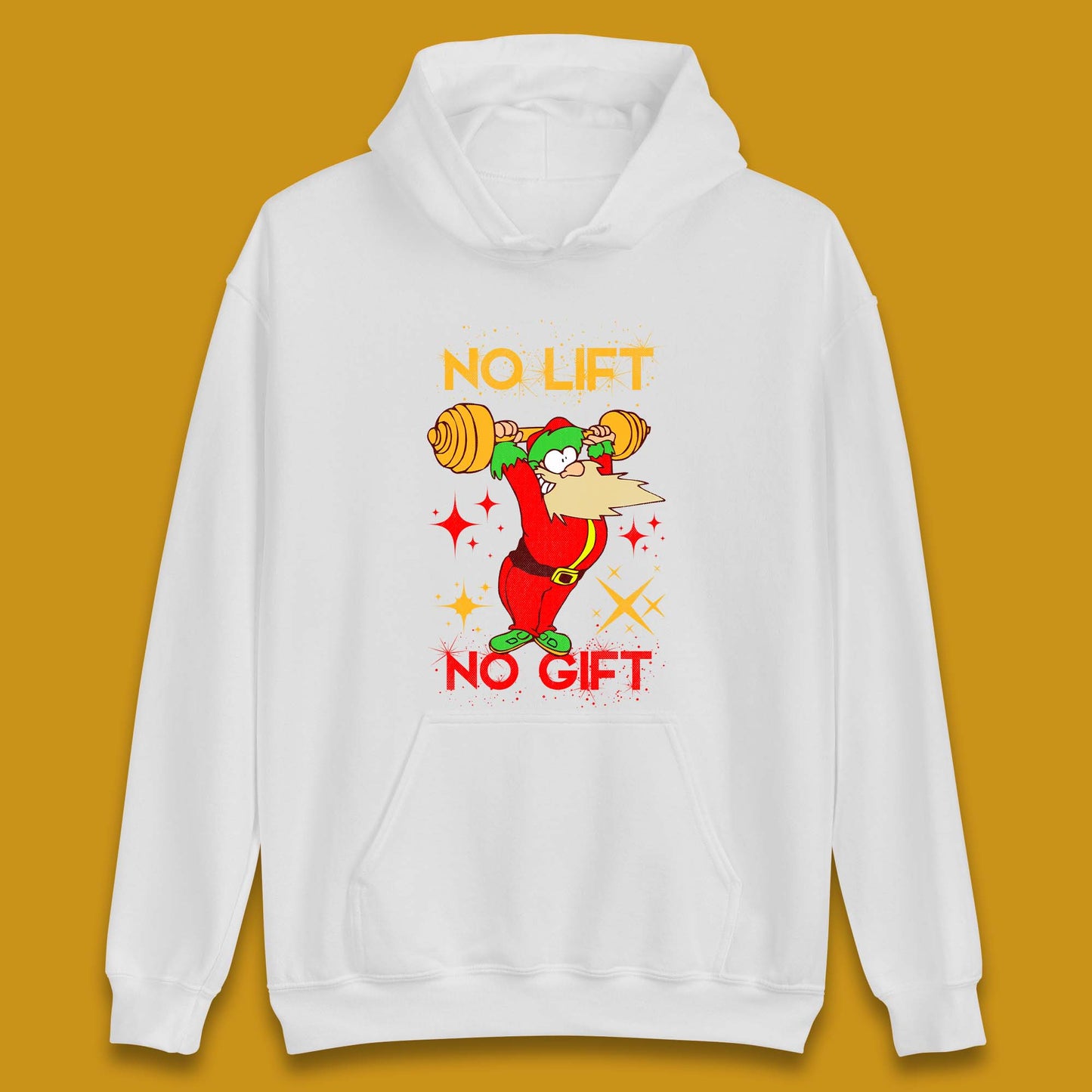santa workout christmas hoodie