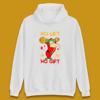 santa workout christmas hoodie