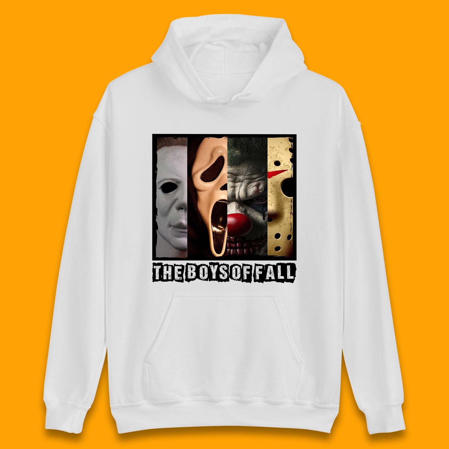 The Boys Of Fall Halloween Horror Movie Characters Friends Halloween Villians Serial Killers Unisex Hoodie