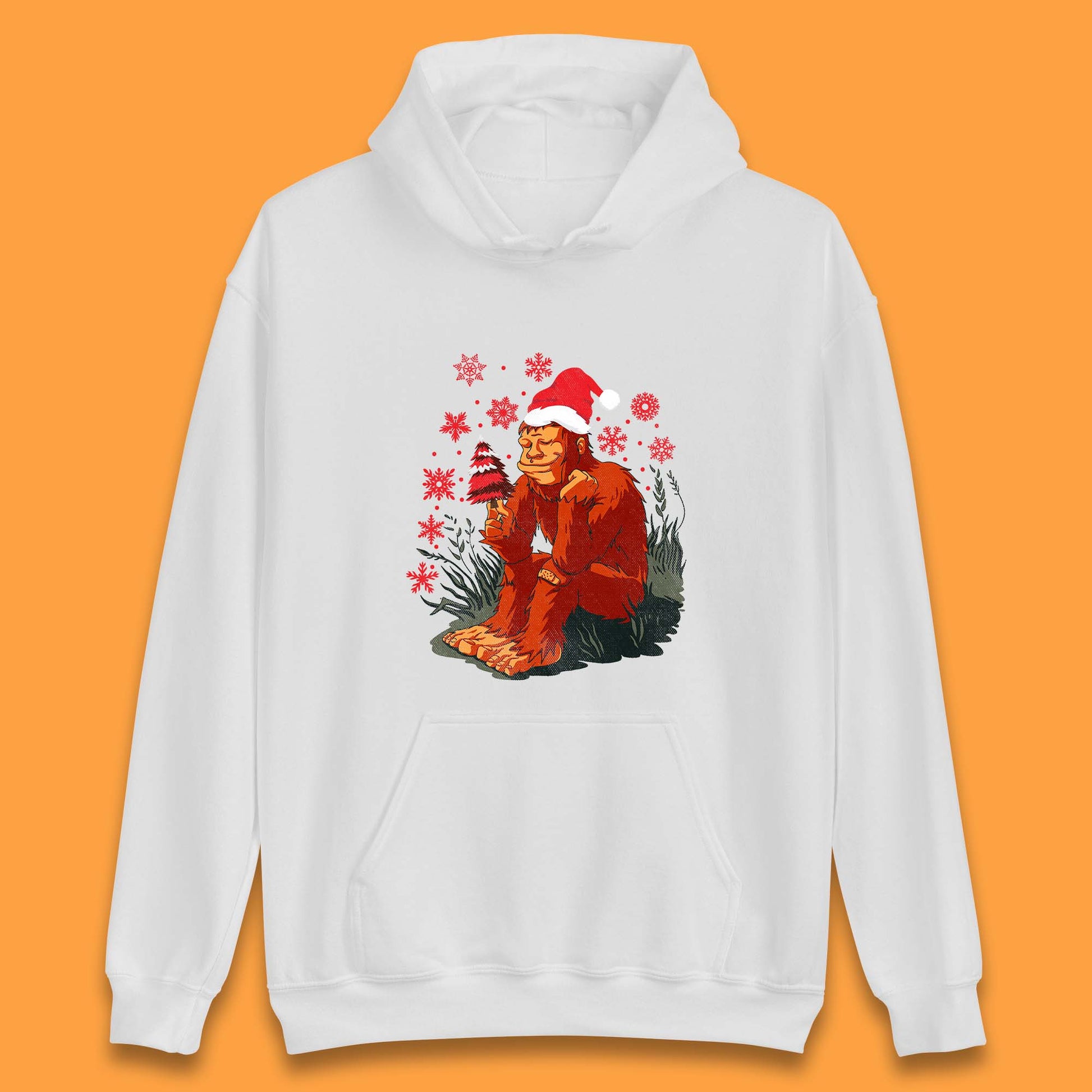 christmas bigfoot hoodie