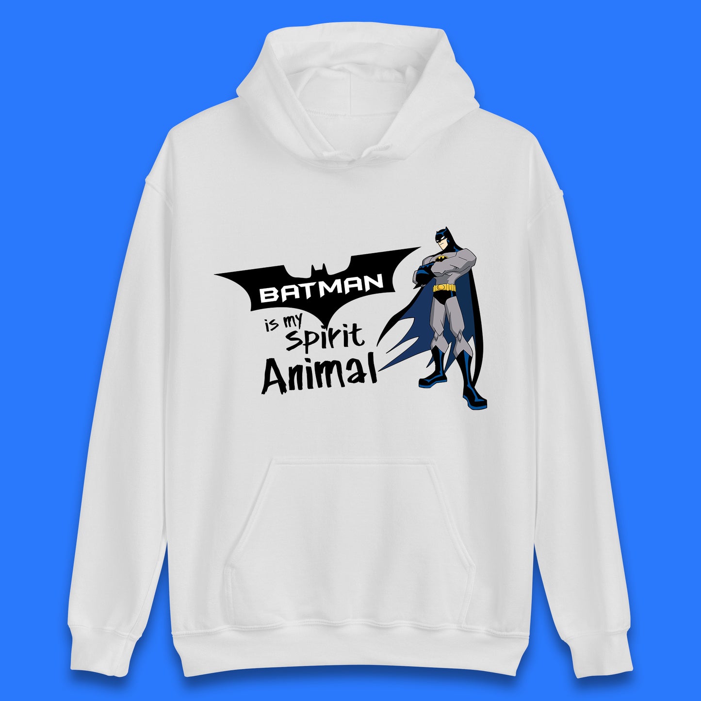 Batman Is My Spirit Animal DC Comics Batman Basic Logo Superhero Dc Movie Character  Unisex Hoodie
