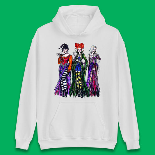 Halloween The Sanderson Sisters From Hocus Pocus Vintage Halloween Witches Unisex Hoodie