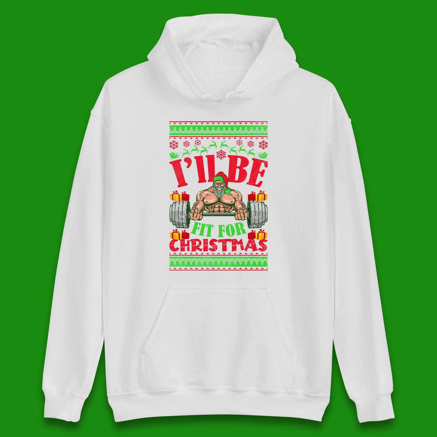 christmas gym hoodie
